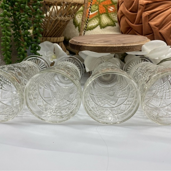 Vintage Hazel Atlas Big Top Peanut Butter Footed Ice Tea Glasses Set of 4 - Picture 6 of 7